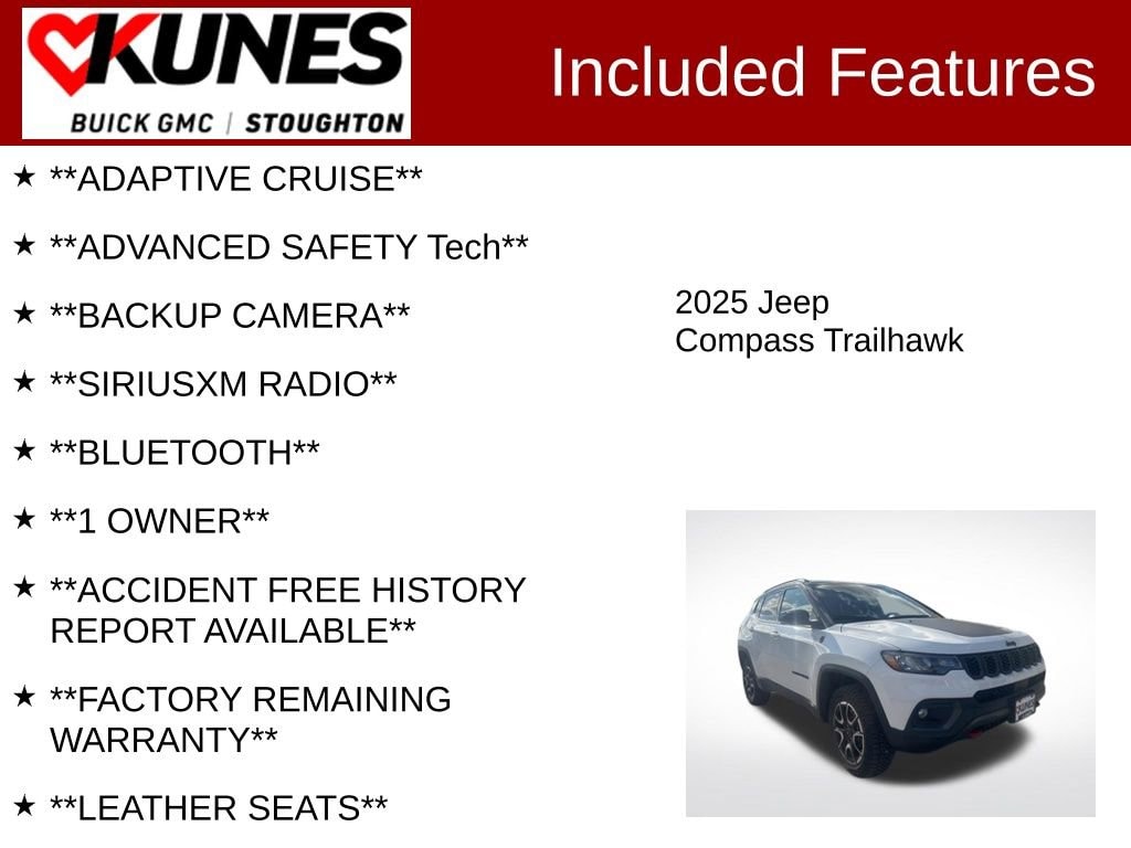 Used 2025 Jeep Compass Trailhawk