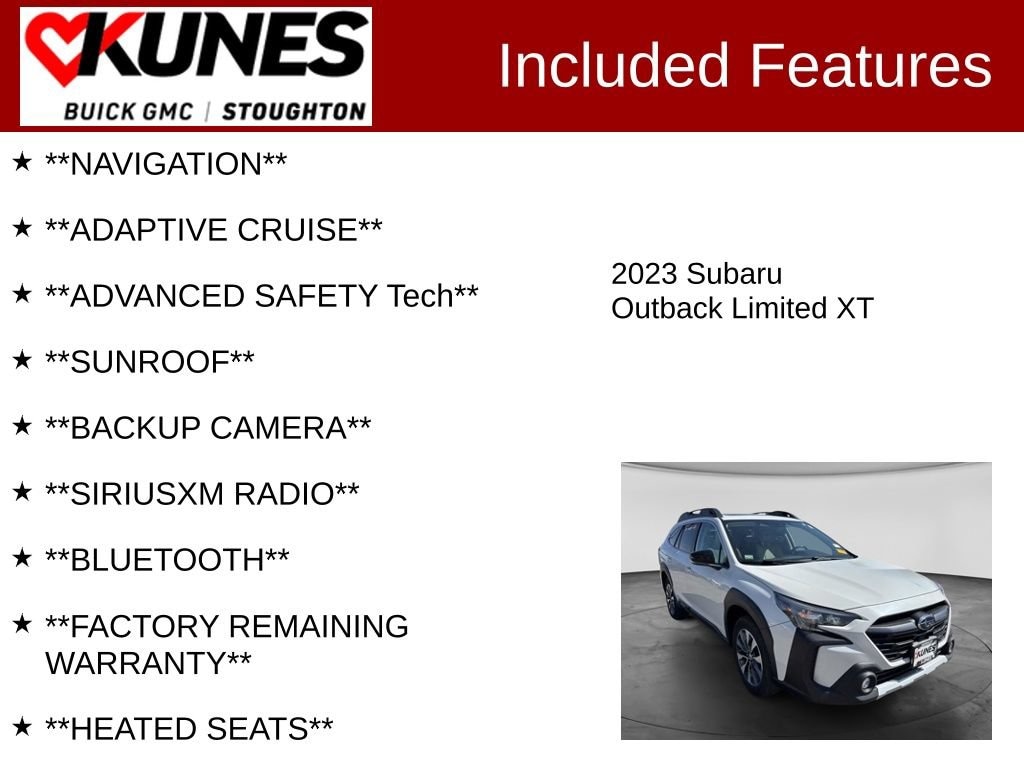 Used 2023 Subaru Outback Limited XT