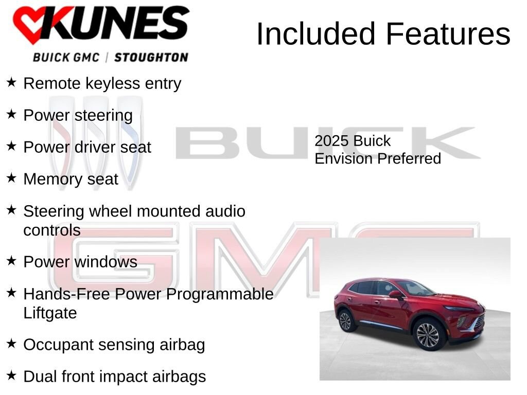 New 2025 Buick Envision Preferred SUV