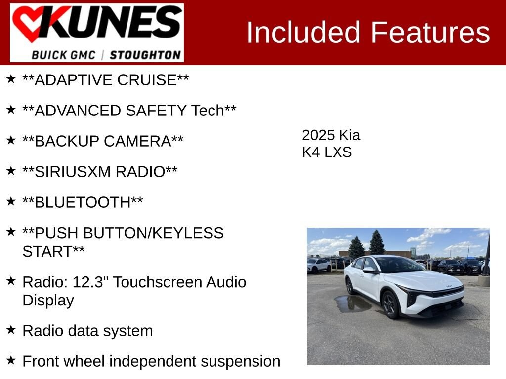 Used 2025 Kia K4 LXS