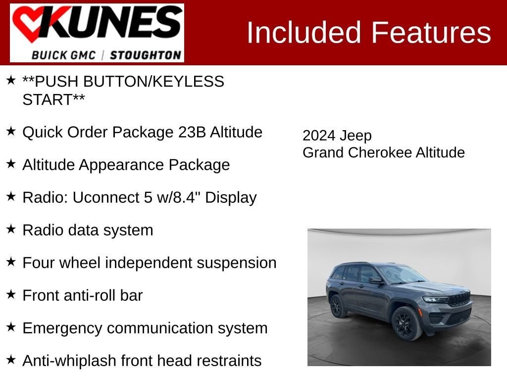 Used 2024 Jeep Grand Cherokee Altitude