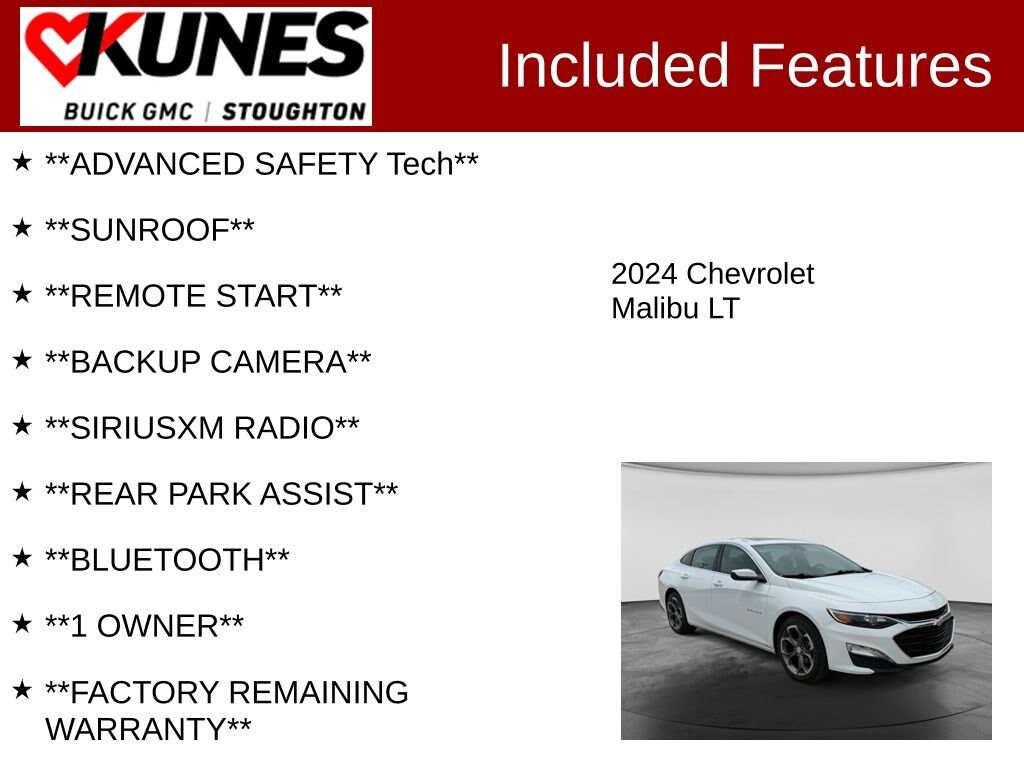 Used 2024 Chevrolet Malibu 1LT Car