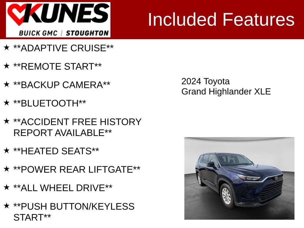Used 2024 Toyota Grand Highlander XLE