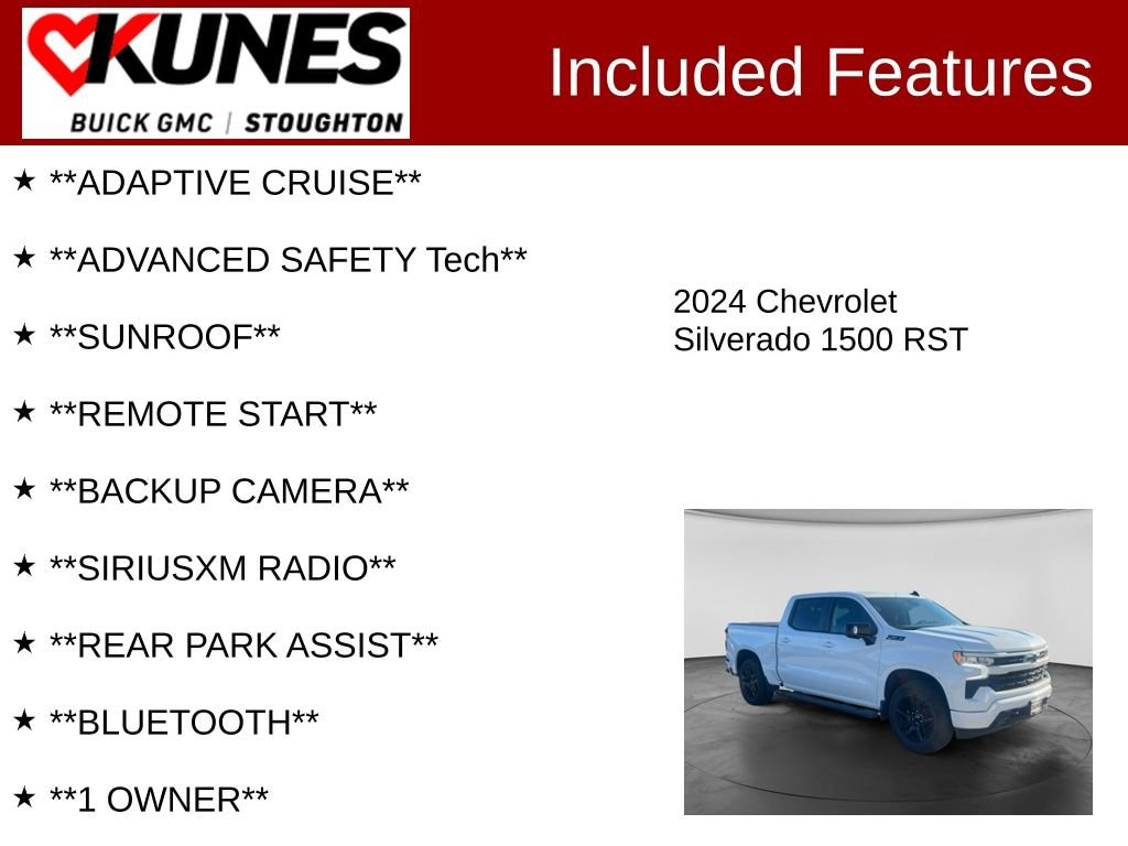 Used 2024 Chevrolet Silverado 1500 RST Truck