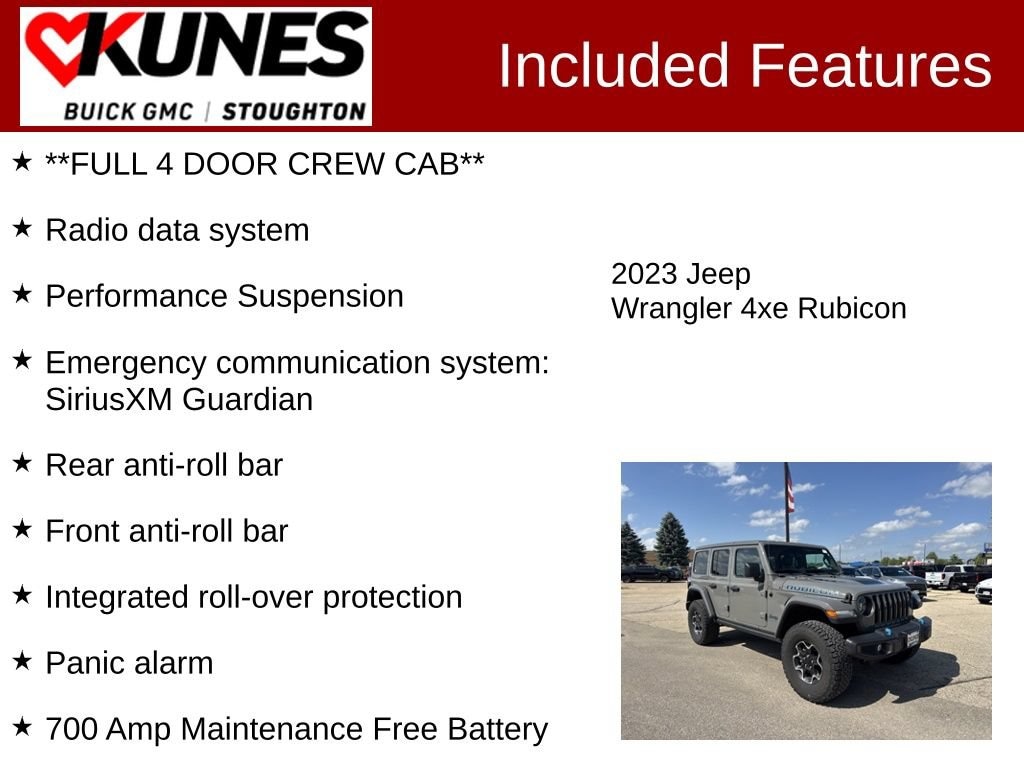 Used 2023 Jeep Wrangler 4xe Rubicon