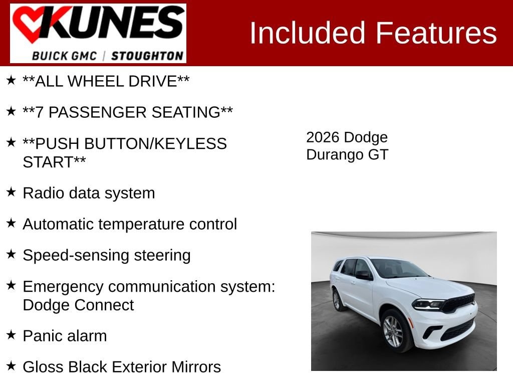 Used 2026 Dodge Durango GT