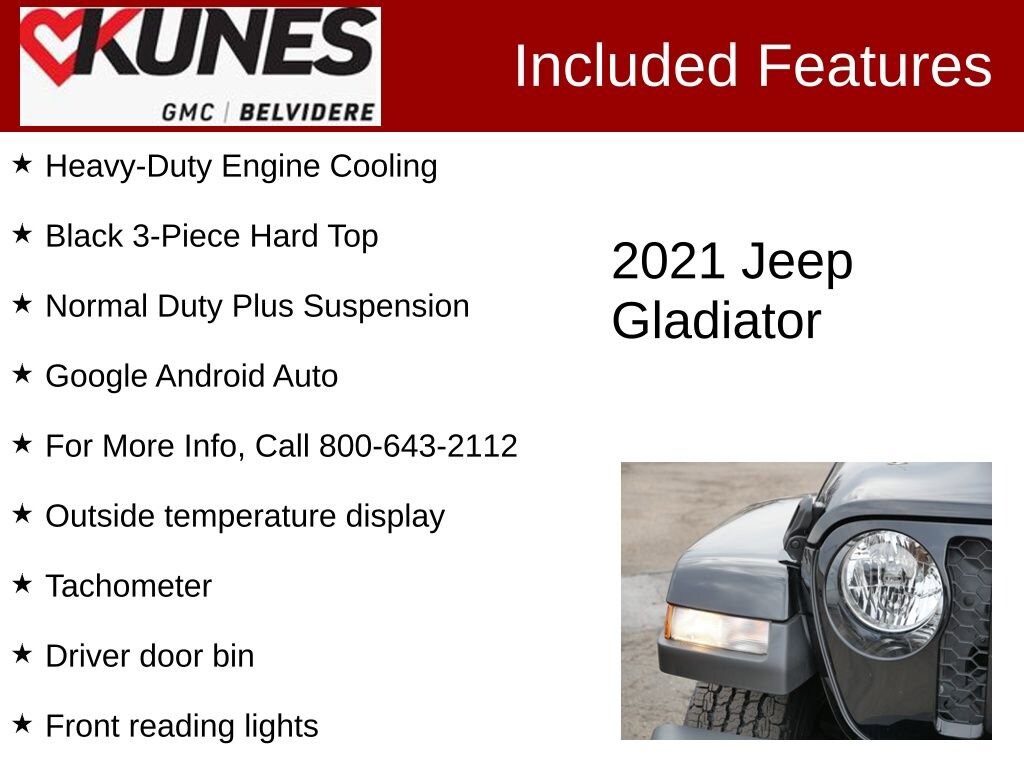 Used 2021 Jeep Gladiator Sport S
