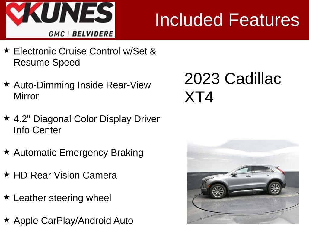 Used 2023 CADILLAC XT4 Premium Luxury SUV