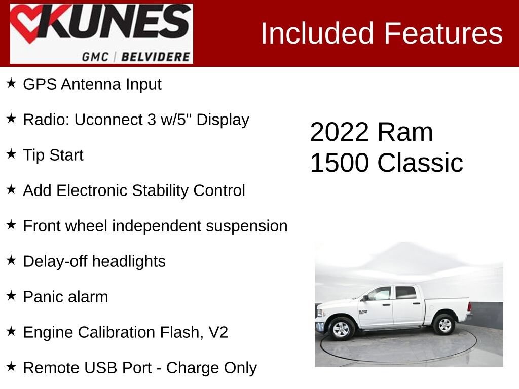 Used 2022 Ram 1500 Classic SLT