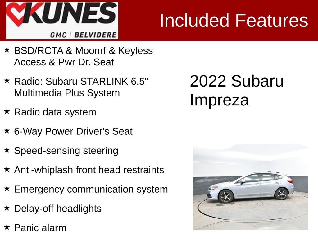 Used 2022 Subaru Impreza Premium