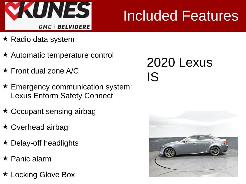 Used 2020 Lexus IS IS 350 F Sport