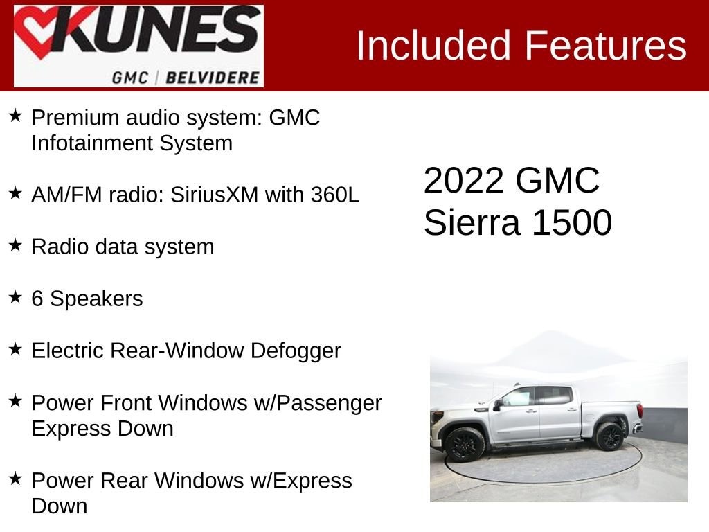 Used 2022 GMC Sierra 1500 Elevation Truck