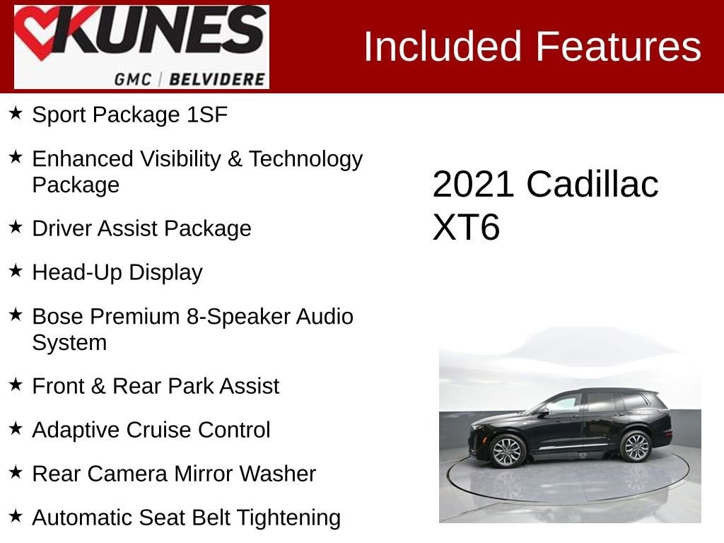 Used 2021 CADILLAC XT6 Sport SUV