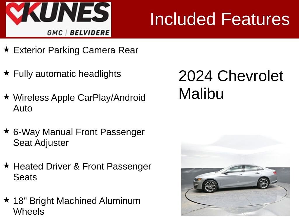 Used 2024 Chevrolet Malibu 1LT Car