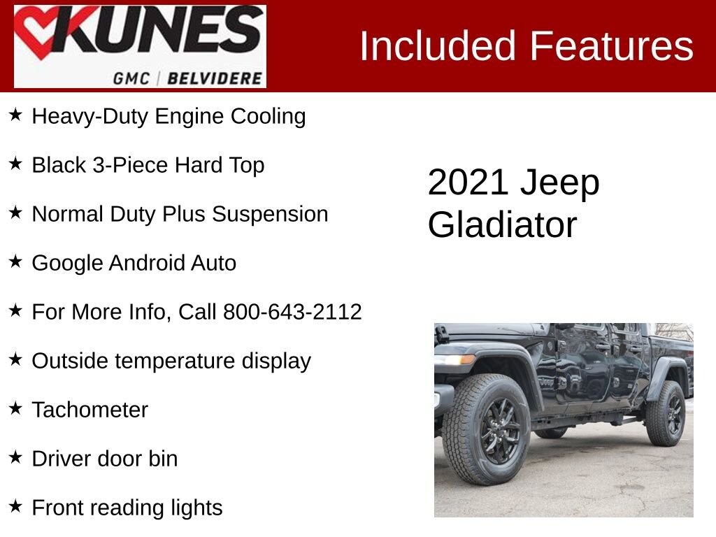 Used 2021 Jeep Gladiator Sport S