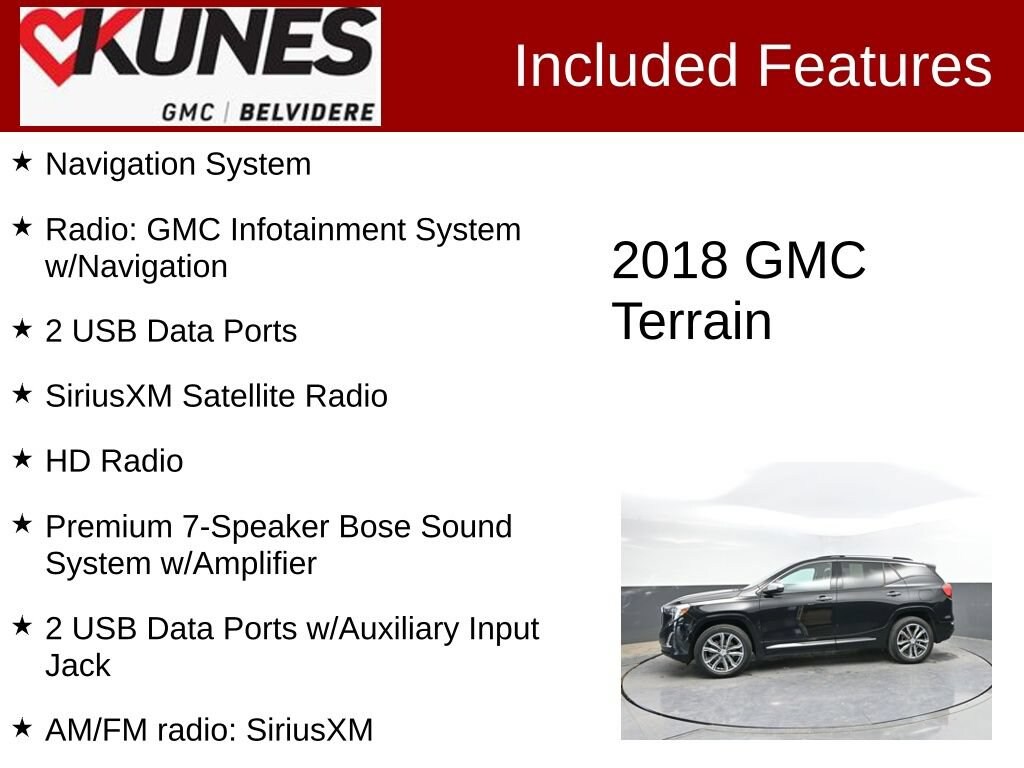 Used 2018 GMC Terrain Denali SUV