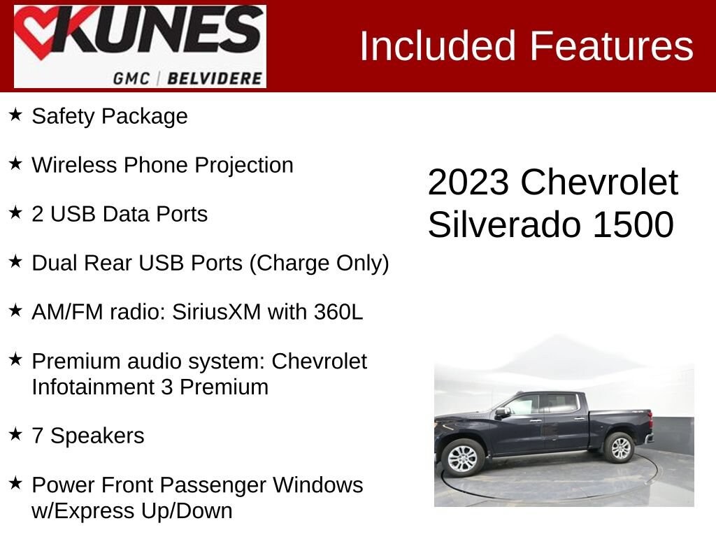 Used 2023 Chevrolet Silverado 1500 LTZ Truck