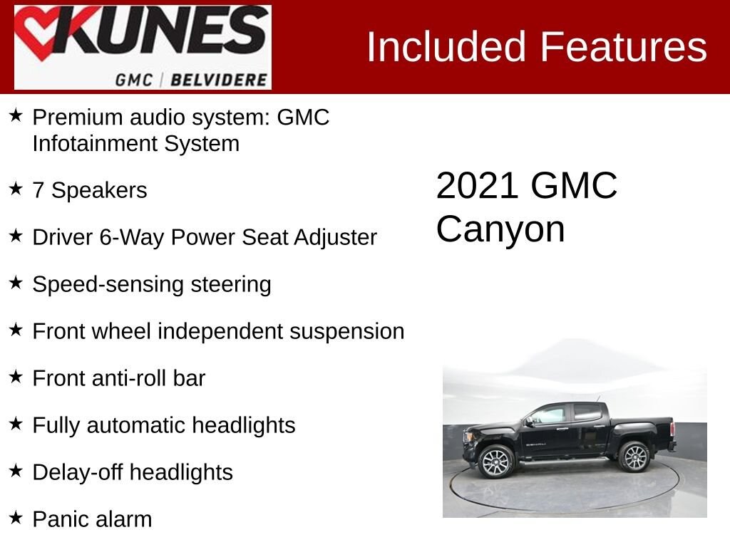 Used 2021 GMC Canyon 4WD Denali Truck