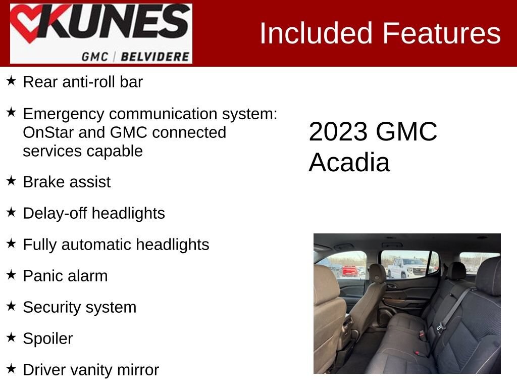 Used 2023 GMC Acadia SLE SUV