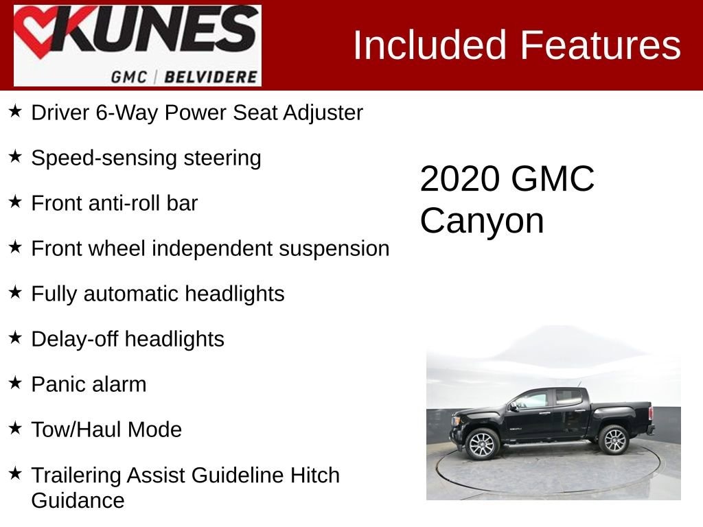Used 2020 GMC Canyon 4WD Denali Truck