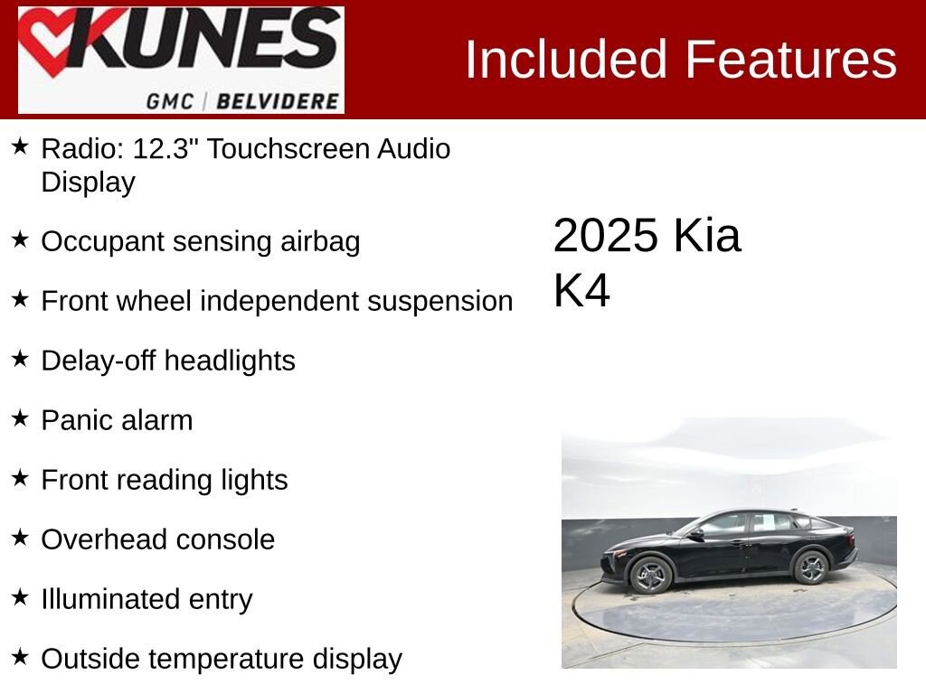 Used 2025 Kia K4 LXS