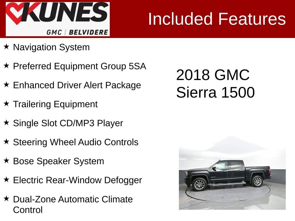 Used 2018 GMC Sierra 1500 Denali Truck