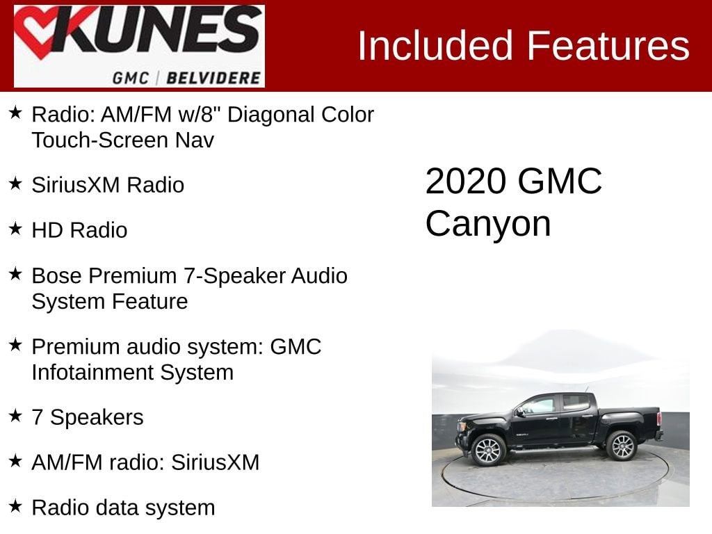 Used 2020 GMC Canyon 4WD Denali Truck