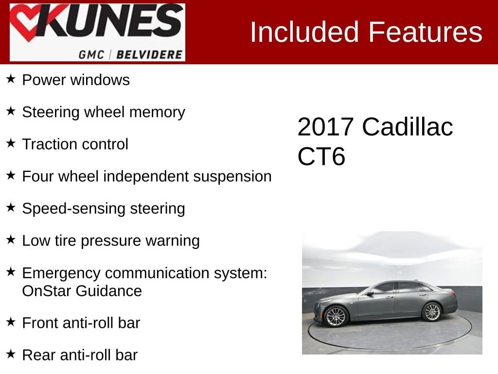 Used 2017 CADILLAC CT6 Luxury AWD Car