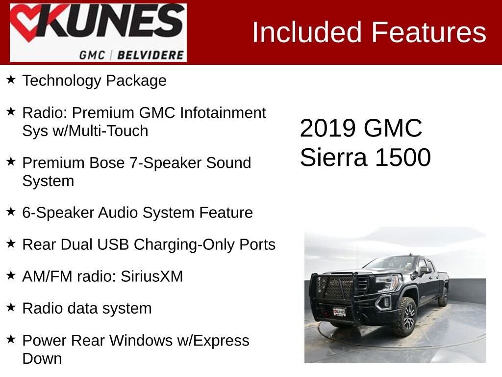 Used 2019 GMC Sierra 1500 AT4 Truck