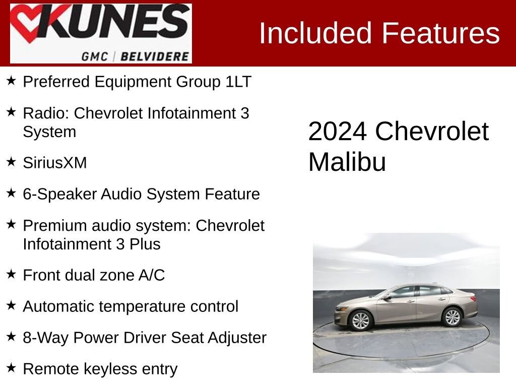 Used 2024 Chevrolet Malibu 1LT Car