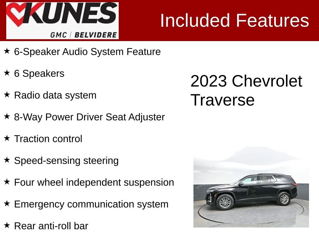 Used 2023 Chevrolet Traverse LT Cloth SUV