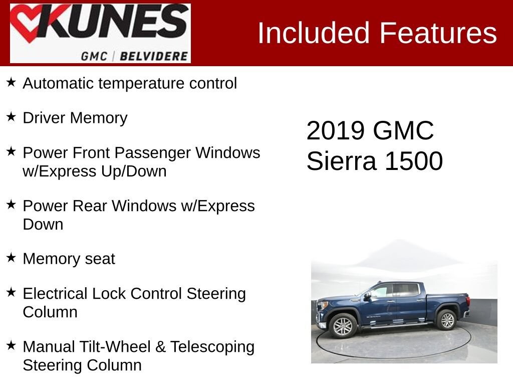 Used 2019 GMC Sierra 1500 SLT Truck