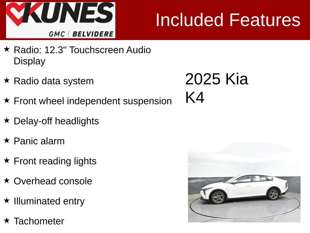 Used 2025 Kia K4 LXS