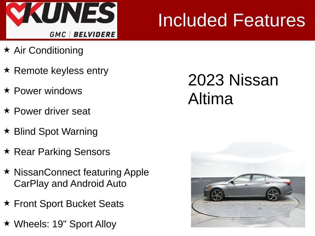 Used 2023 Nissan Altima 2.5 SR