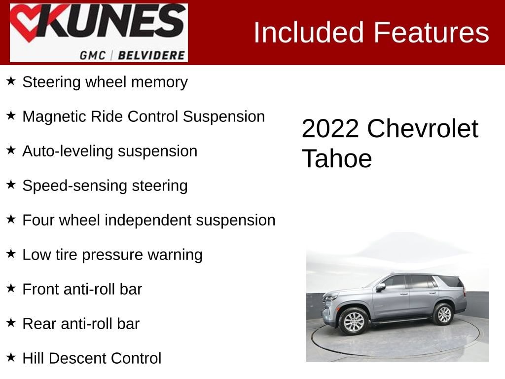 Used 2022 Chevrolet Tahoe Premier SUV