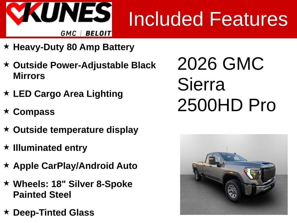 New 2026 GMC Sierra 2500 HD Pro Truck
