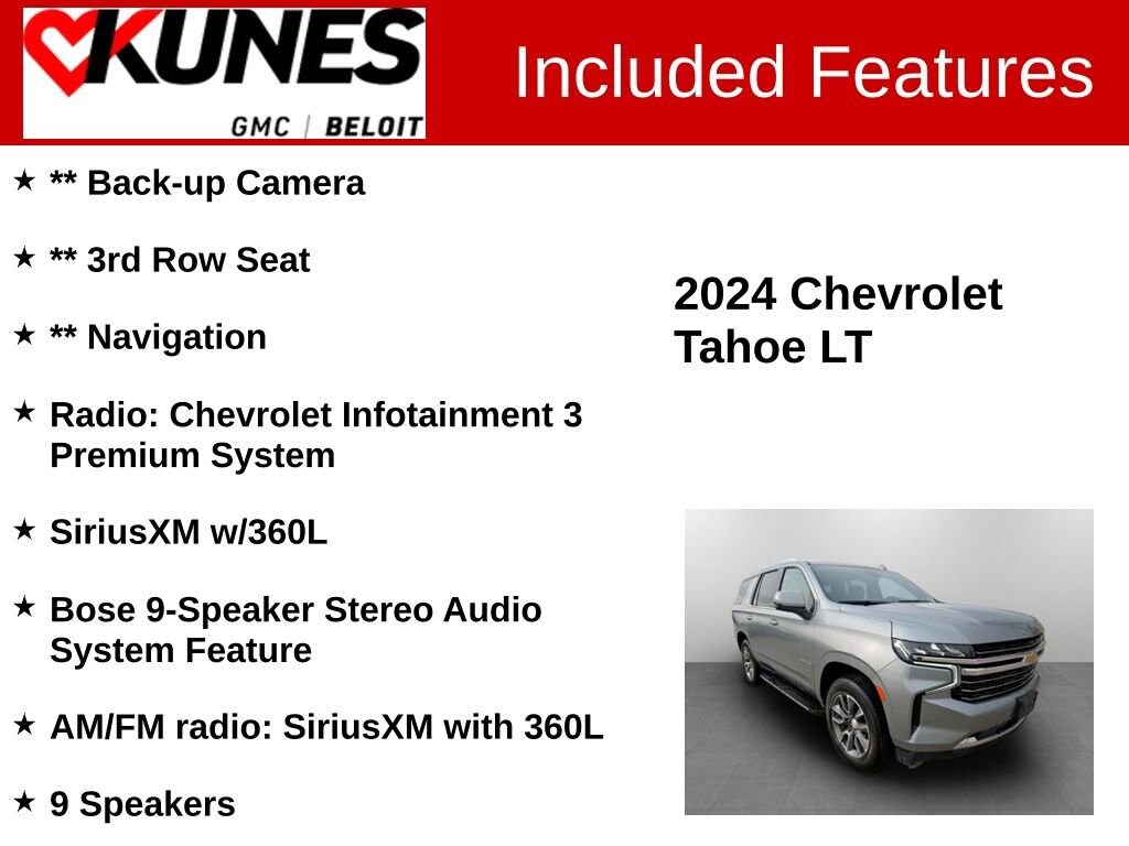 Used 2024 Chevrolet Tahoe LT SUV