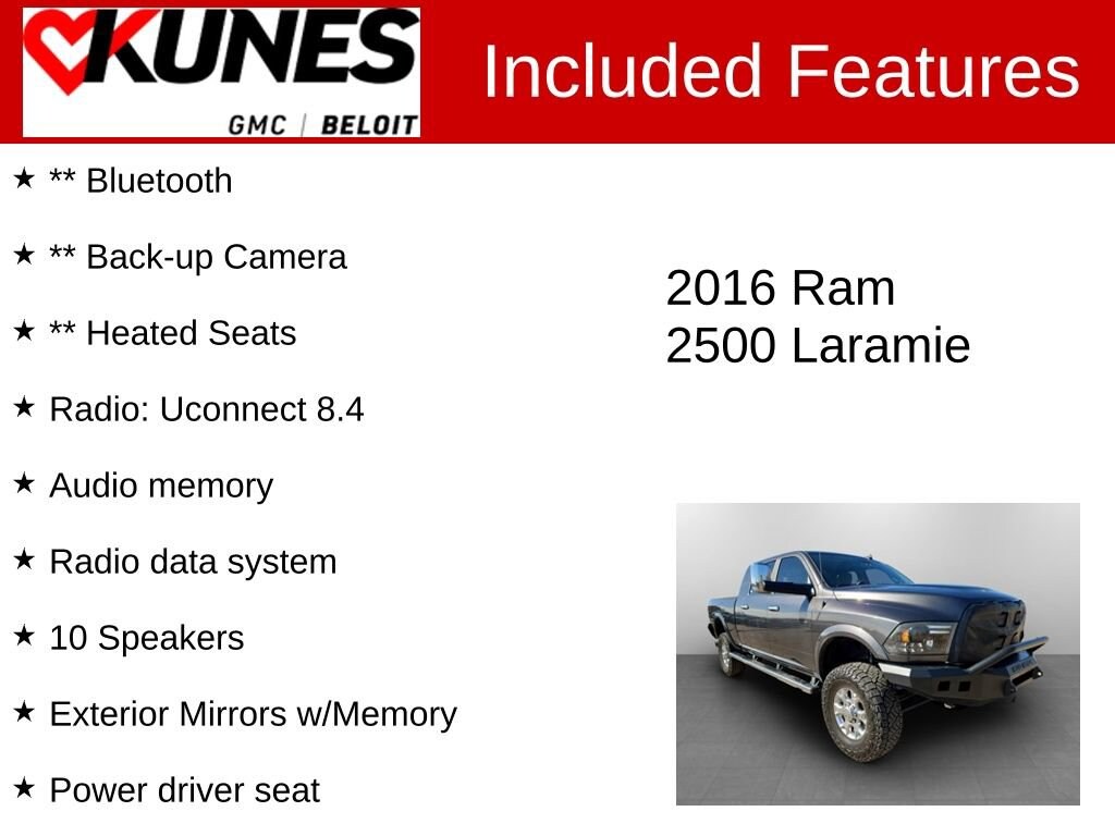 Used 2016 Ram 2500 Laramie