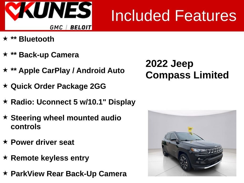 Used 2022 Jeep Compass Limited