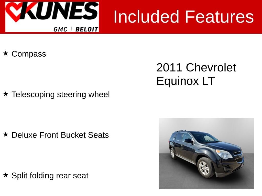 Used 2011 Chevrolet Equinox LT w/1LT SUV