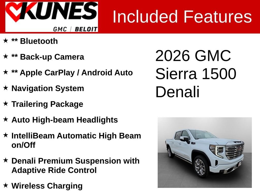 New 2026 GMC Sierra 1500 Denali Truck