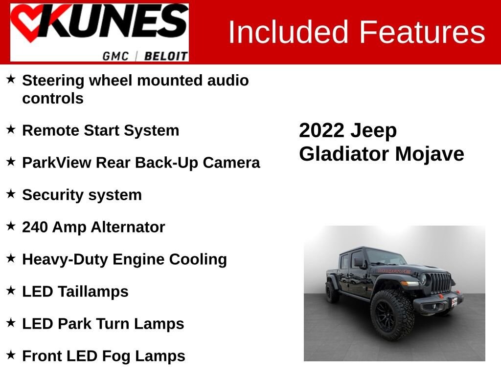 Used 2022 Jeep Gladiator Mojave