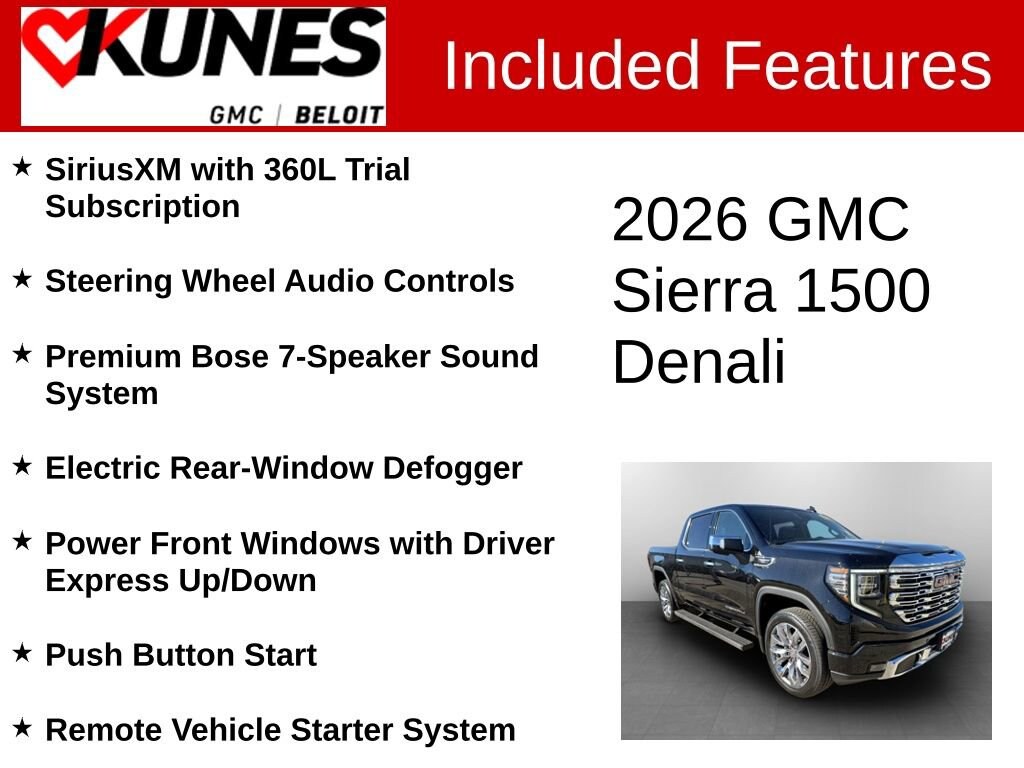 New 2026 GMC Sierra 1500 Denali Truck