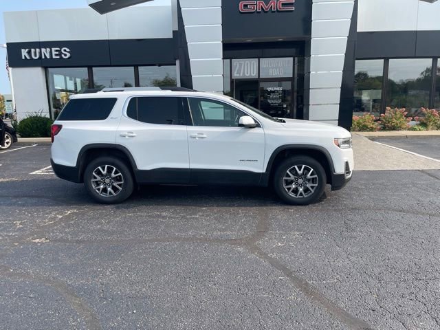 Used 2023 GMC Acadia SLT with VIN 1GKKNML40PZ154847 for sale in Beloit, WI