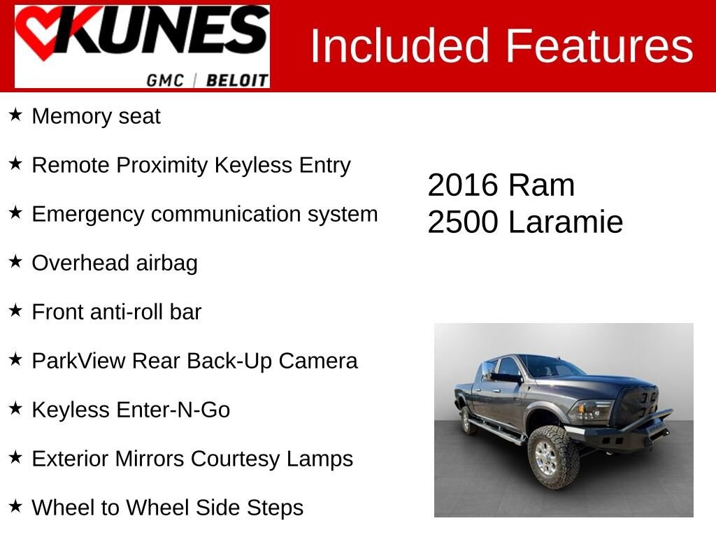 Used 2016 Ram 2500 Laramie
