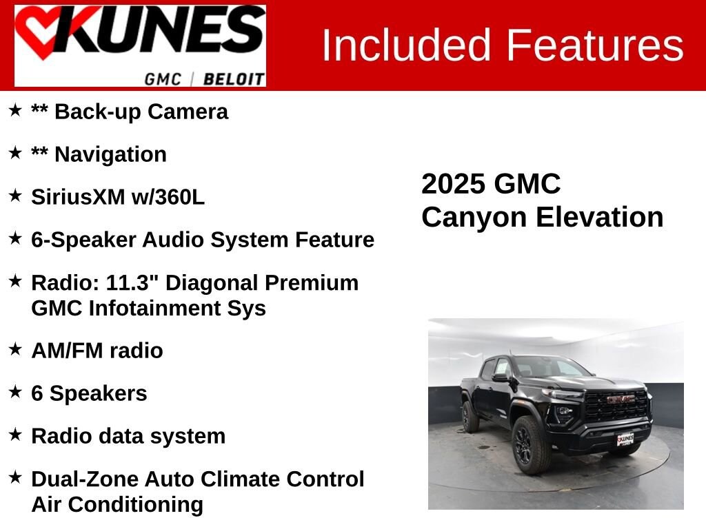 Used 2025 GMC Canyon Elevation Truck