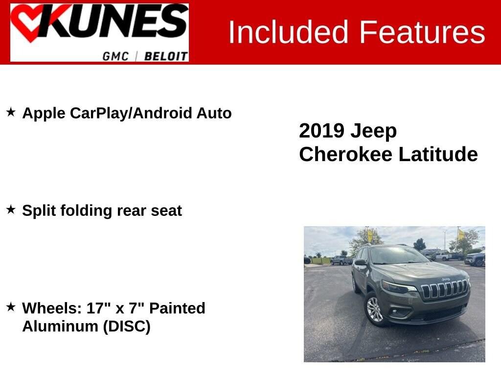 Used 2019 Jeep Cherokee Latitude