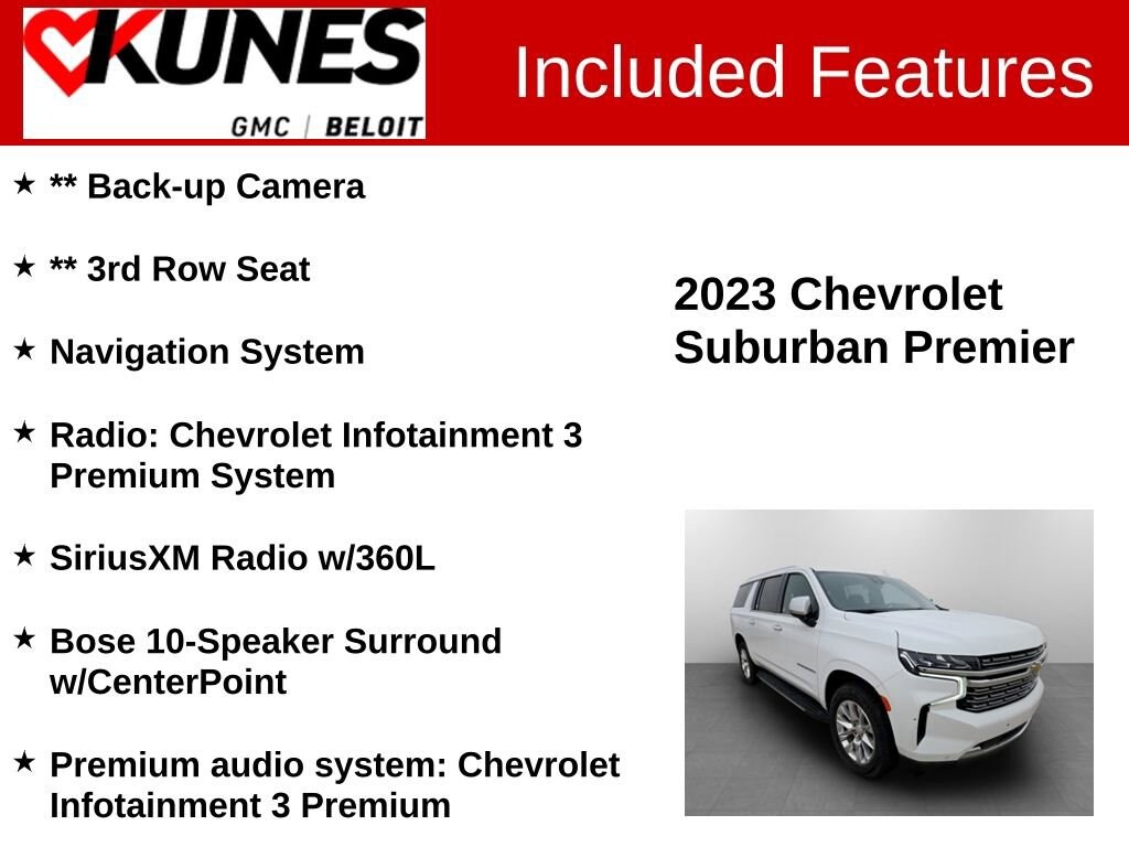Used 2023 Chevrolet Suburban Premier SUV