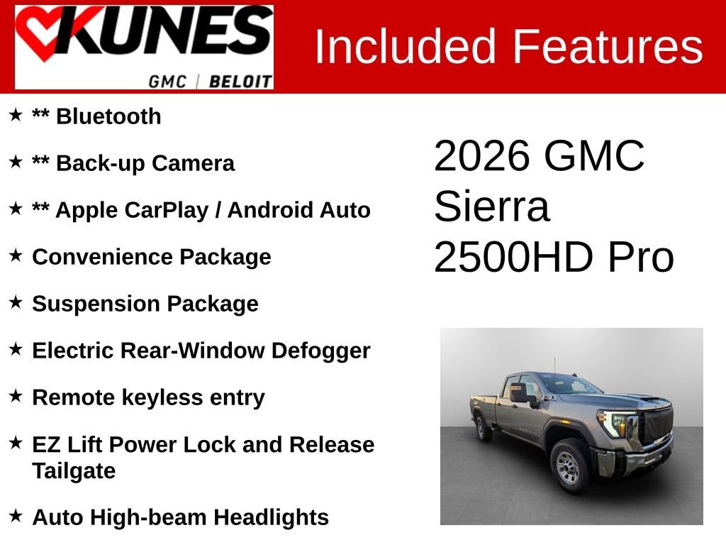 New 2026 GMC Sierra 2500 HD Pro Truck