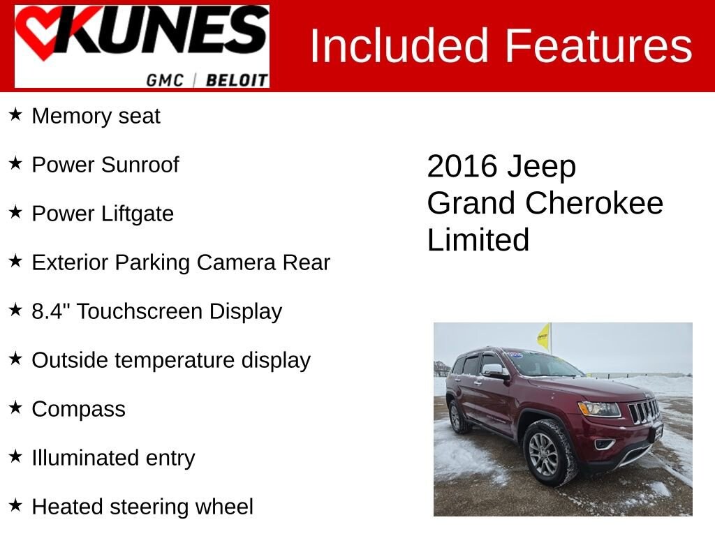 Used 2016 Jeep Grand Cherokee Limited